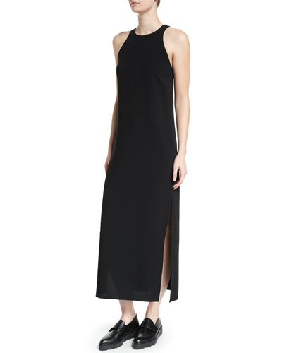Elizabeth and James Indra Sleeveless A-Line Midi Dress Black