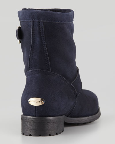 jimmy choo biker boots lined with shearling vest