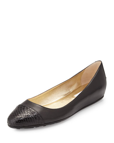 jimmy choo flats black