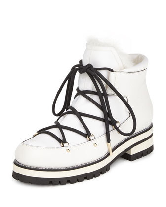 jimmy choo biker boots lined up facial hair