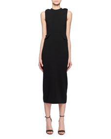 Crewneck Midi Dress