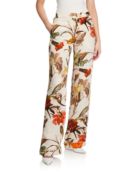 Off-White Floral Pajama Pants | Neiman 