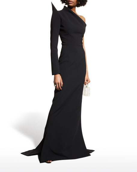 Maticevski Scorpius One-Shoulder Gown 