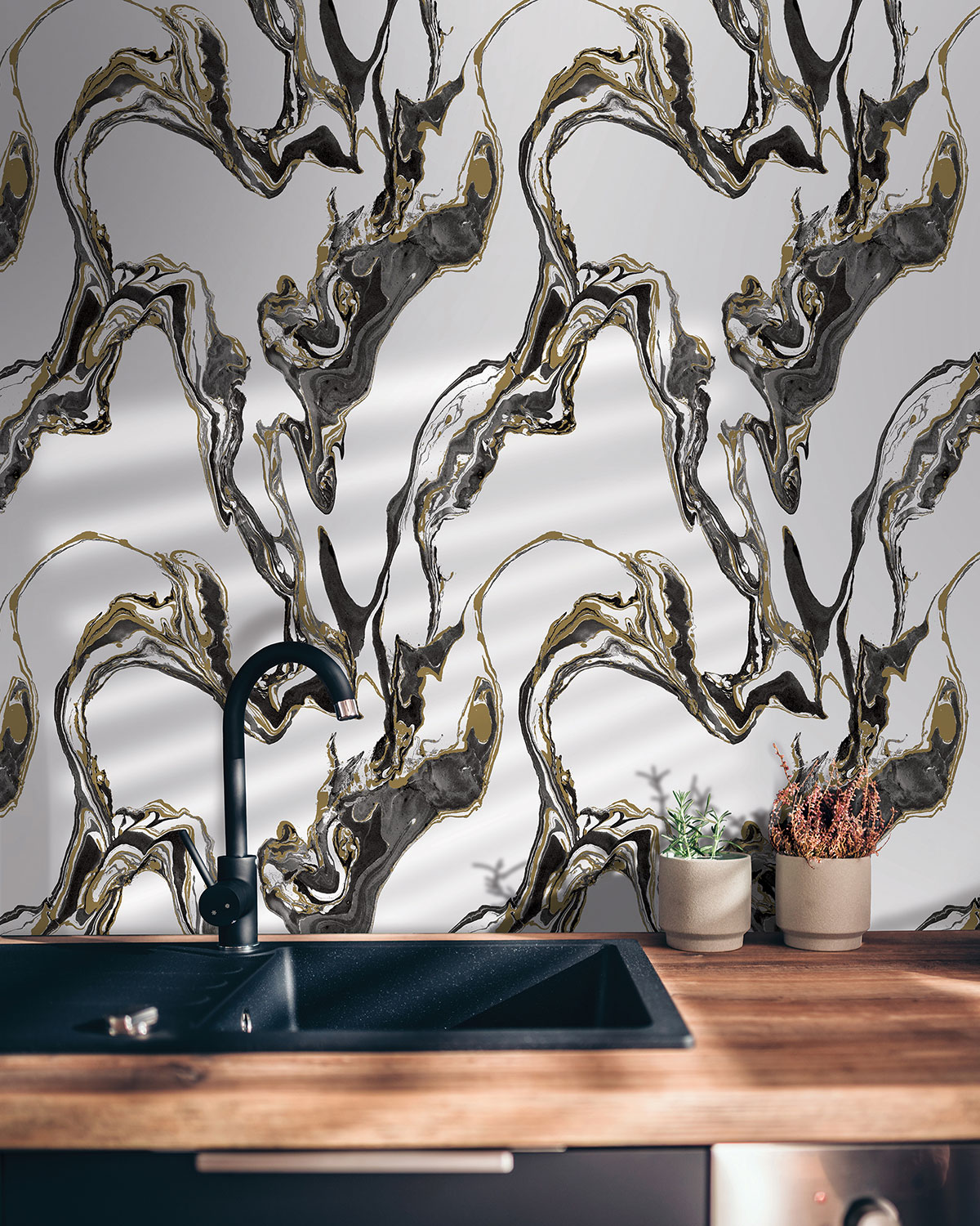Tempaper Marble Removable Wallpaper | Neiman Marcus