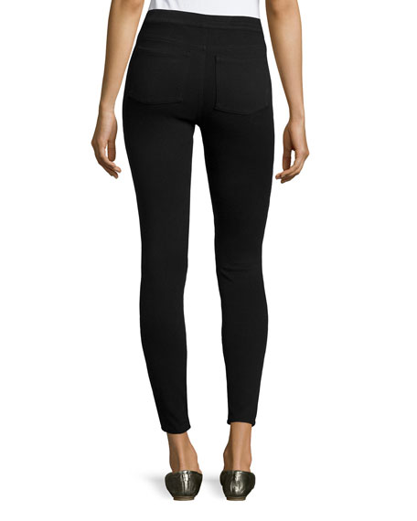 Spanx Jean-Ish Twill Leggings, Very Black