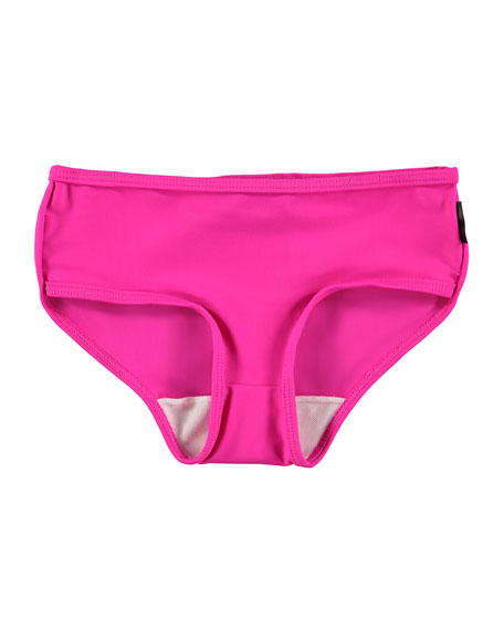 Molo Nicole Solid Bikini Swim Bikini Bottom, Hot Pink, Size 2T-12 ...