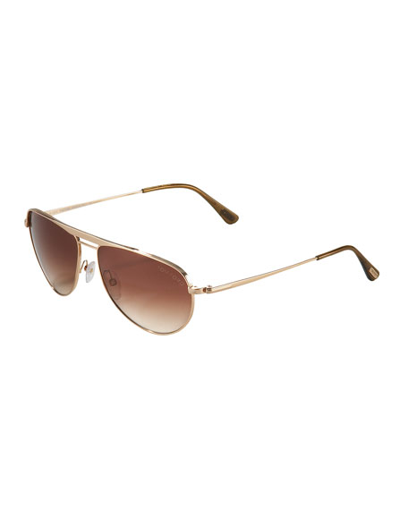 tom ford mirrored aviator sunglasses