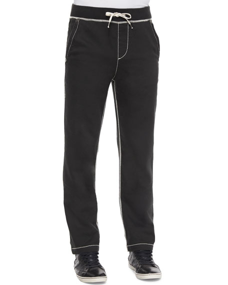 True Religion Contrast-Stitch Knit 
