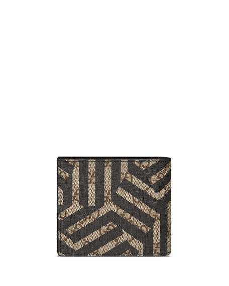Gucci GG Caleido Bi-Fold Wallet, Black 