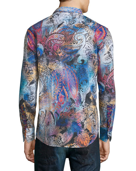 Robert Graham Little Dragon Printed 