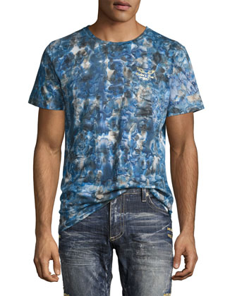 Robin's Jeans Tie-Dye Logo-Print T 