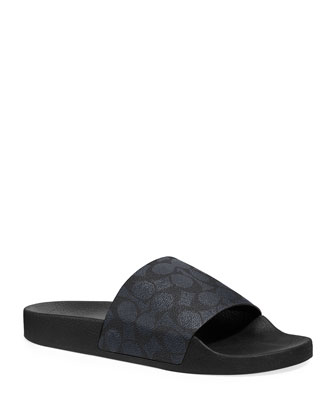 Coach Men's Signature Canvas Pool 