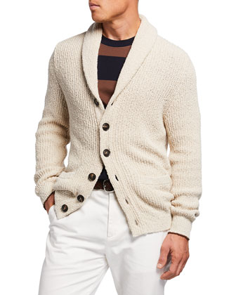 Brunello Cucinelli Men's Cotton-Blend 