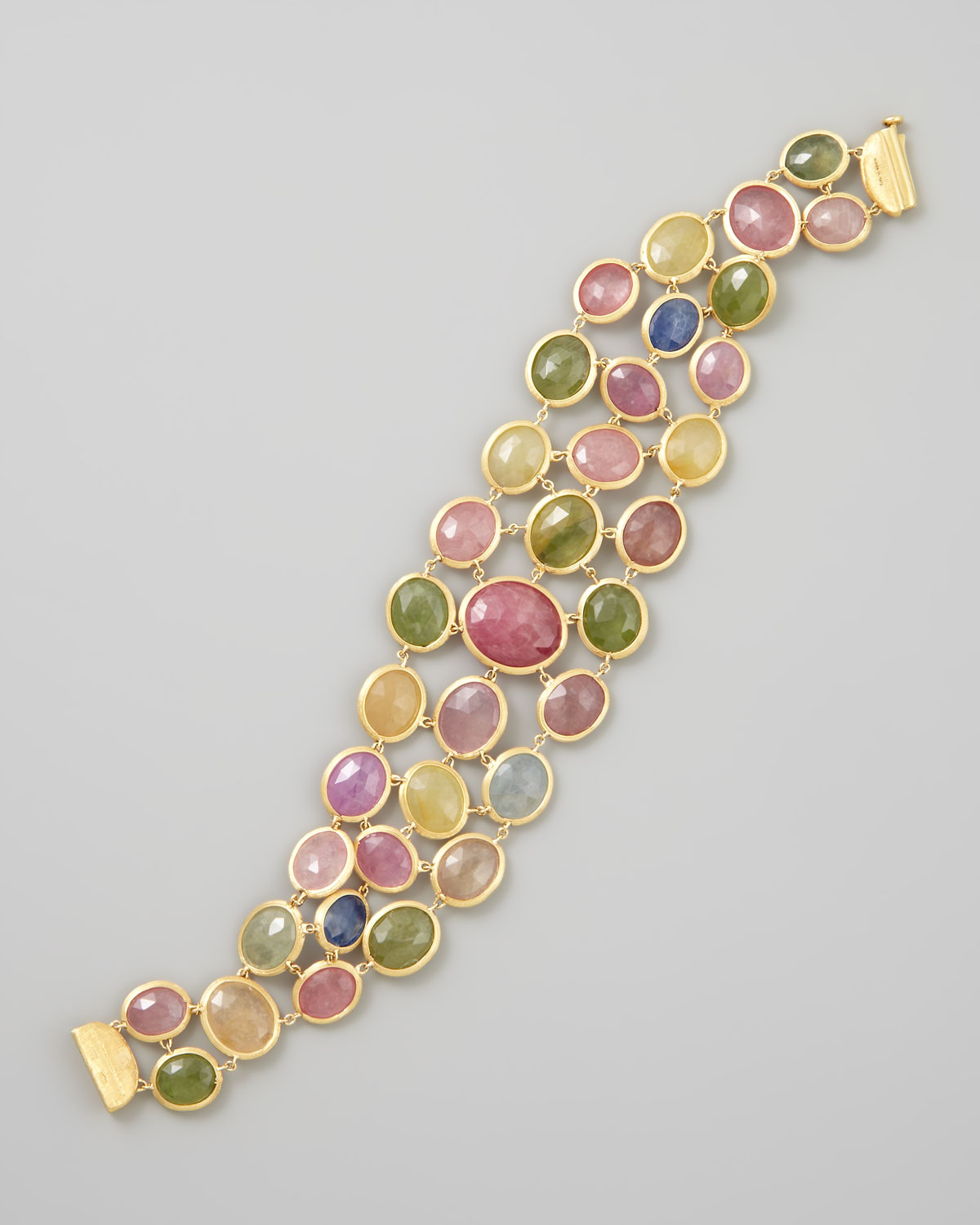 Marco Bicego Siviglia 18k Multicolor Sapphire Bracelet
