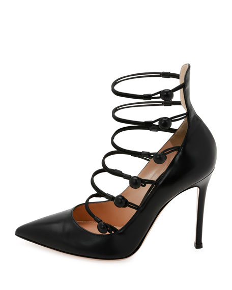 Gianvito Rossi Marquis Strappy Leather 