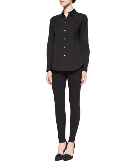 Theory Tenia Cotton Blend Blouse Nordstrom Theory Tenia Cotton Blend Blouse Nordstrom
