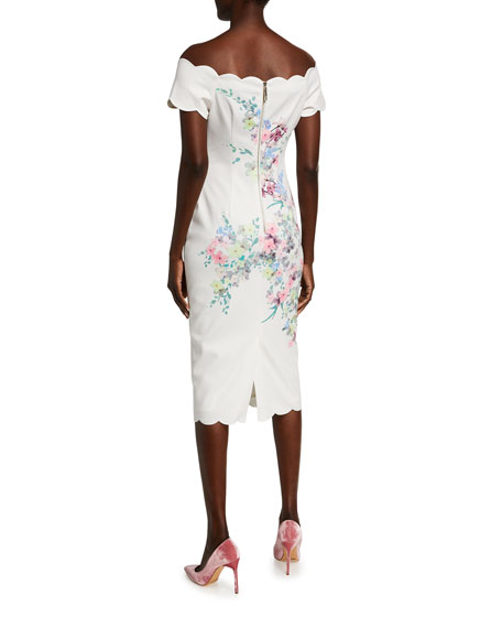 trixiiy pergola bardot bodycon dress