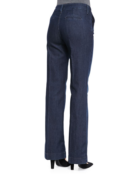 NYDJ Wynonna Wide-Leg Trouser Jeans, Petite