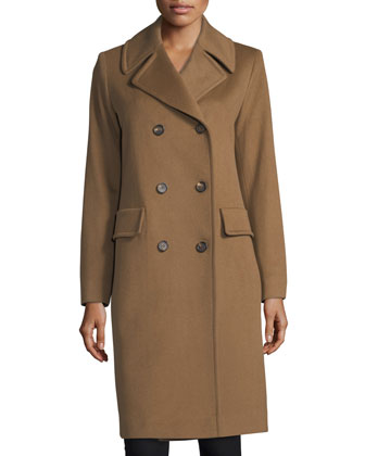 Fleurette Notched-Collar Double 