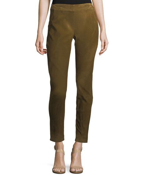 Lafayette 148 New York Stretch-Suede 