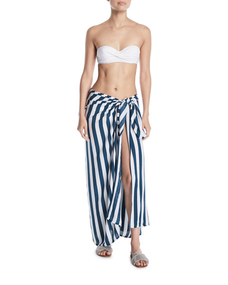 Mikoh Kainoa Striped Woven Coverup 