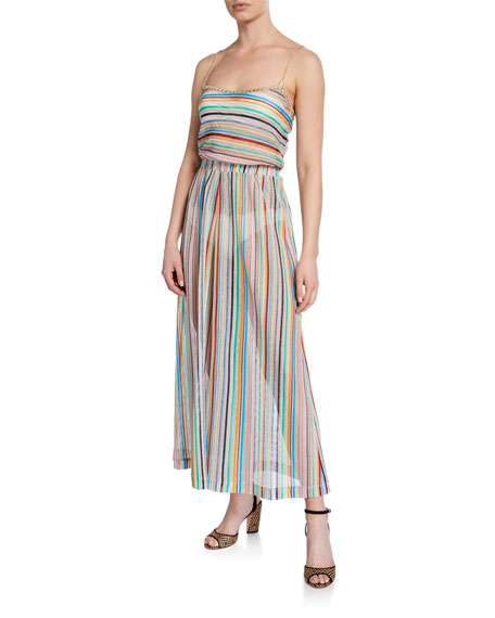 Missoni Mare Striped Sleeveless Coverup 