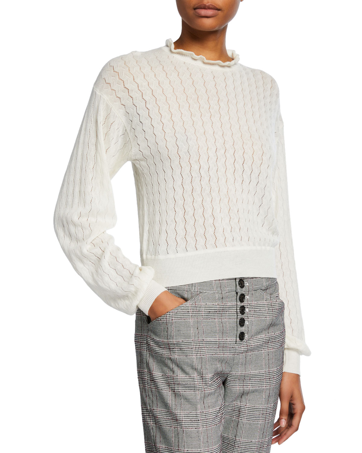 Joie Hadar Wool-Cashmere Sweater 