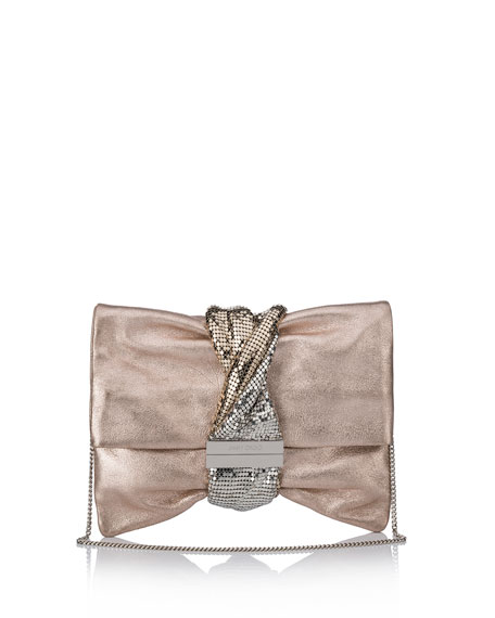 jimmy choo pink clutch bag