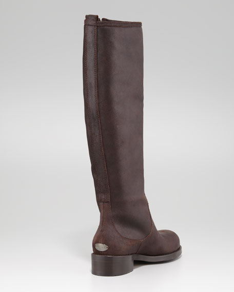 jimmy choo rugged leather biker boots