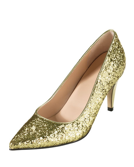 Cole Haan Air Juliana Glitter Pump, Gold