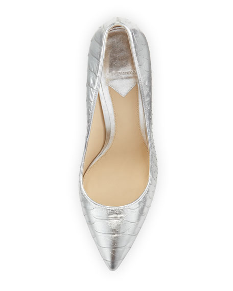 B Brian Atwood Joelle Metallic Python 