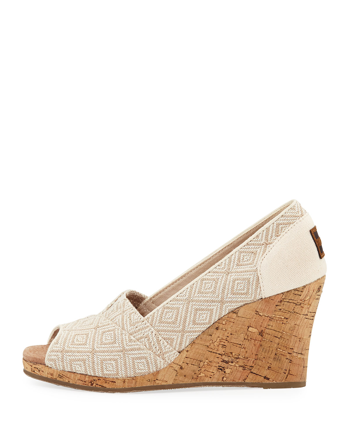 toms wedges natural