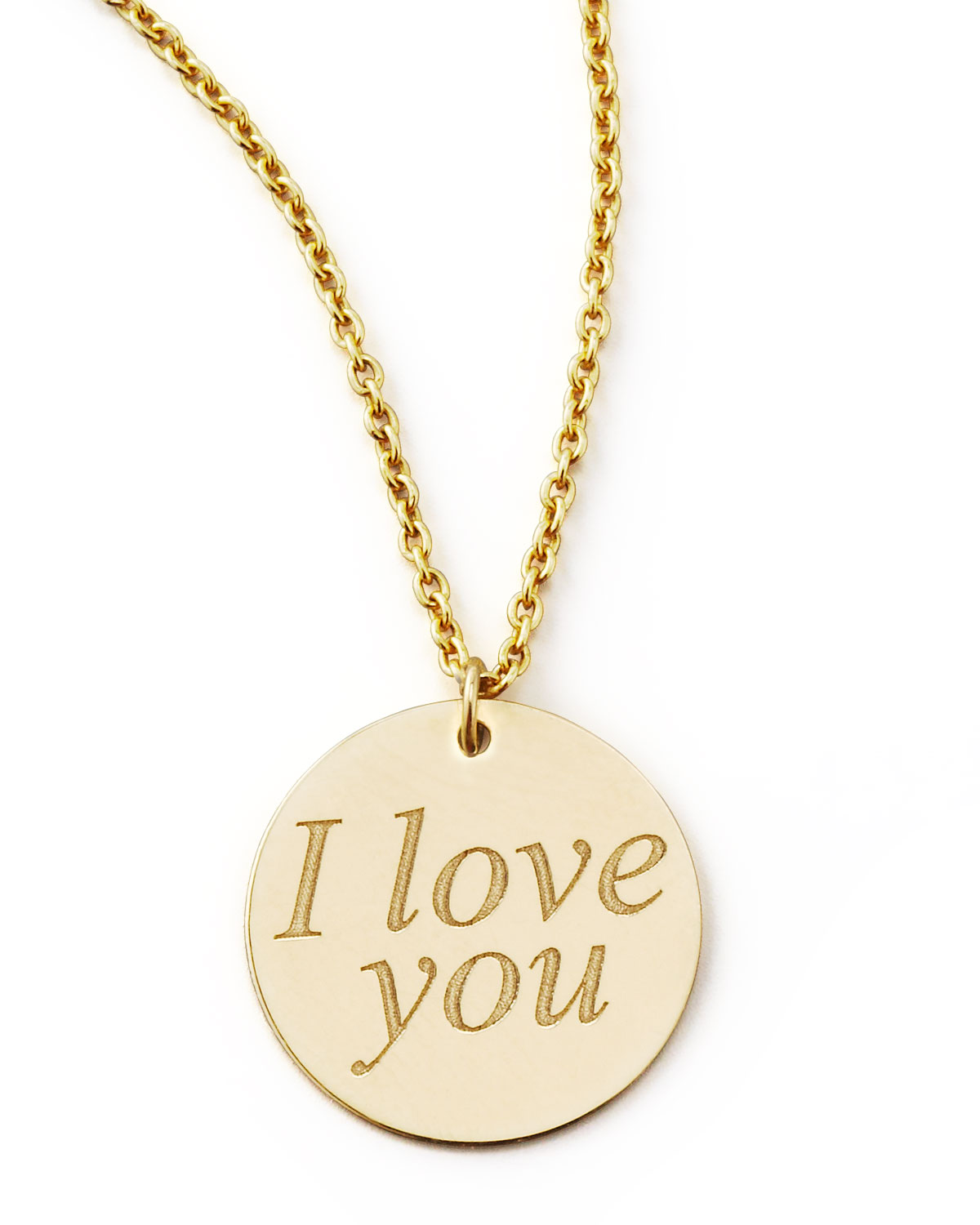Roberto Coin Yellow Gold I Love You 