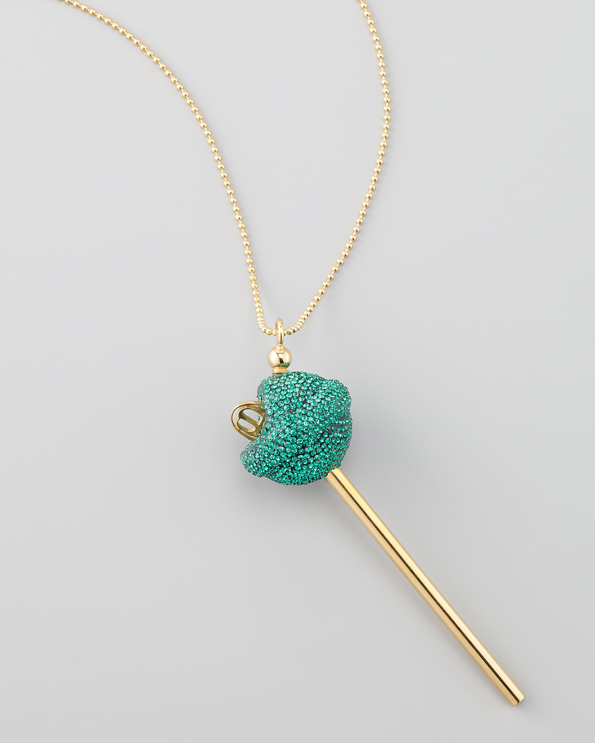 Simone I. Smith Yellow Gold CrystalEncrusted Lollipop