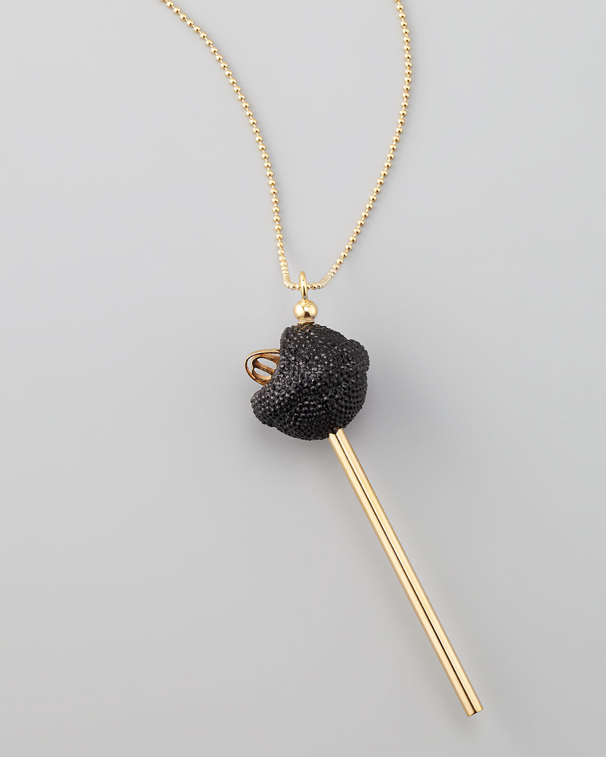 Simone I. Smith Yellow Gold CrystalEncrusted Lollipop