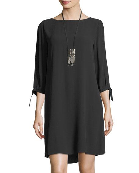 Eileen Fisher Plus Size Silk Georgette 