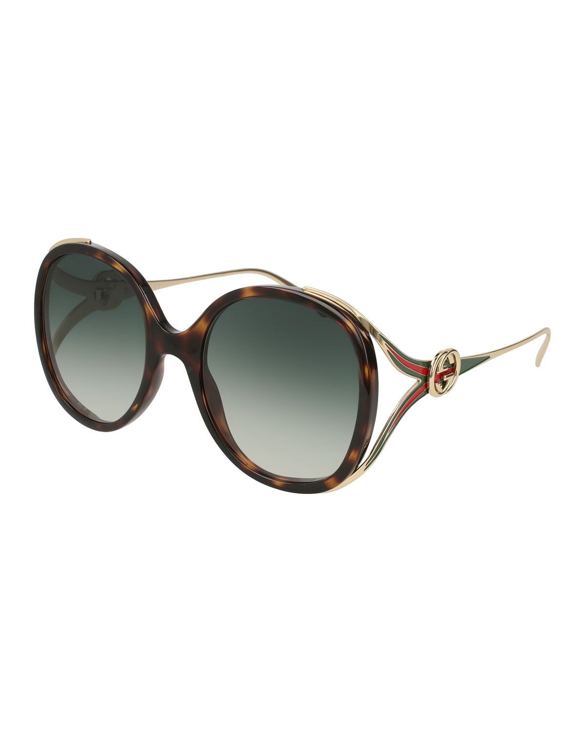 gucci oval web gg sunglasses