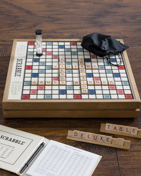 Scrabble Per Bambini Vintage Bookshelf – Tabellone A Doppia Faccia Con Livelli 1 E 2 – Gioco Di Parole In Scatola Libro – Dai 5 Anni