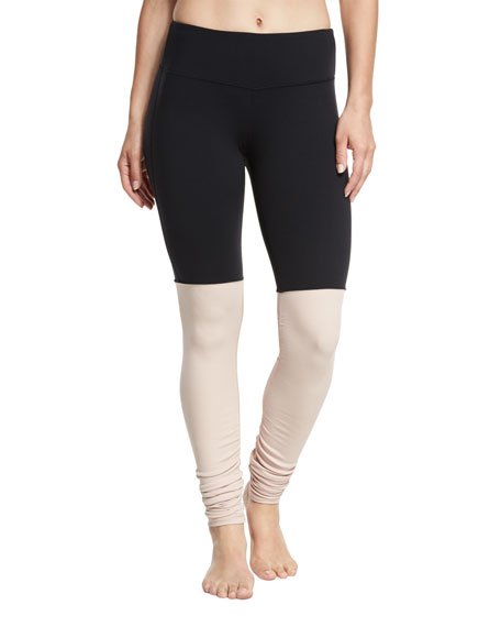 Alo Yoga Goddess Ribbed Sport Leggings 