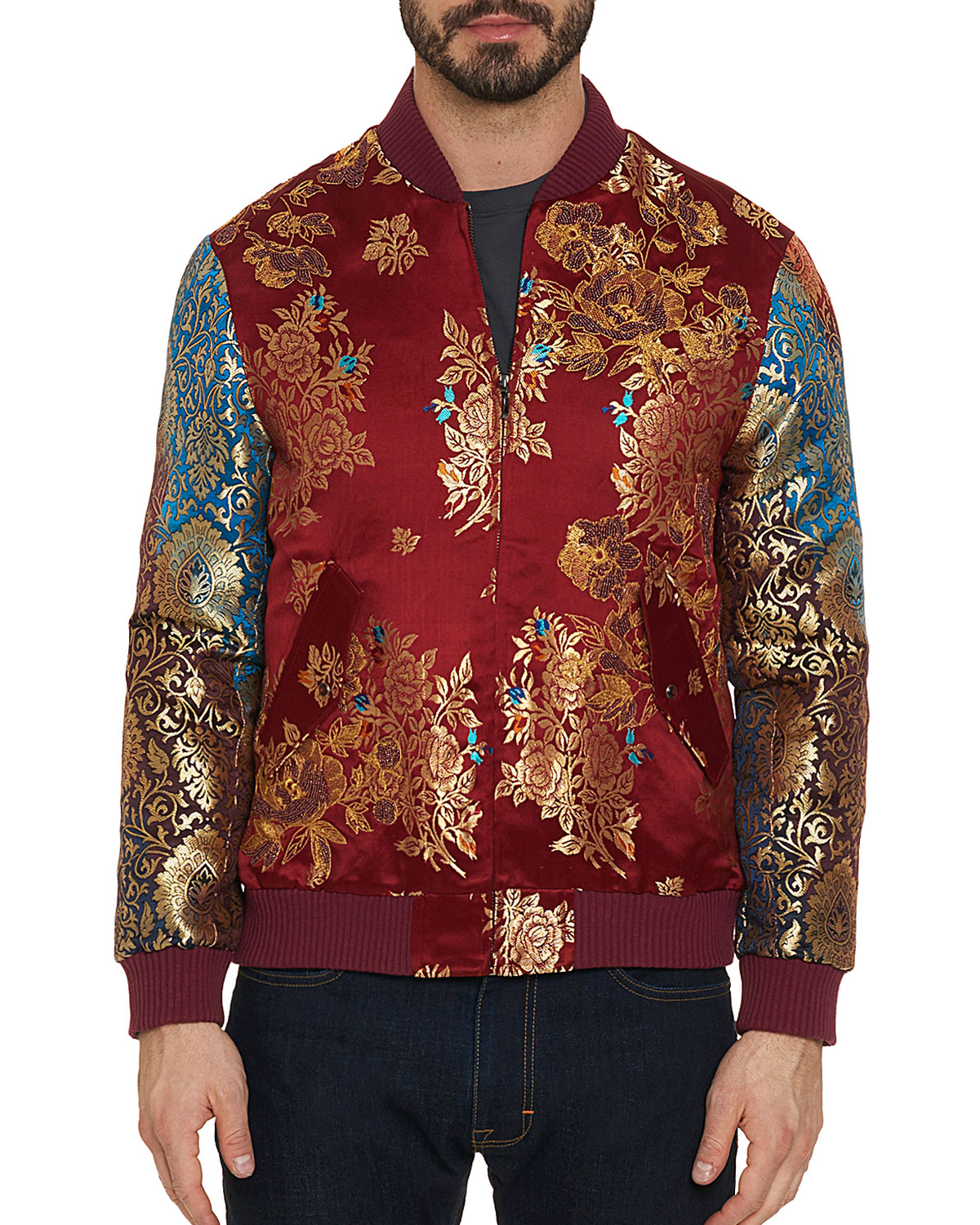 Robert Graham Men's Moser Floral Mosaic 