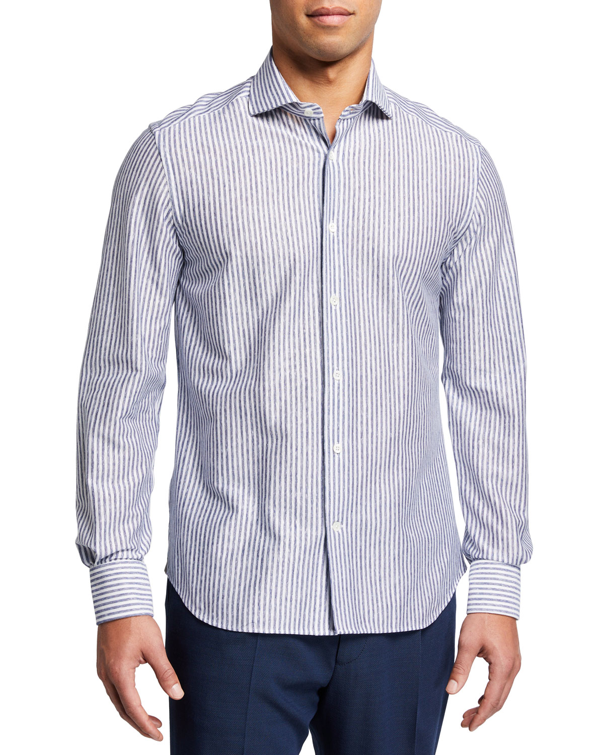 Striped Sport Shirt | Neiman Marcus