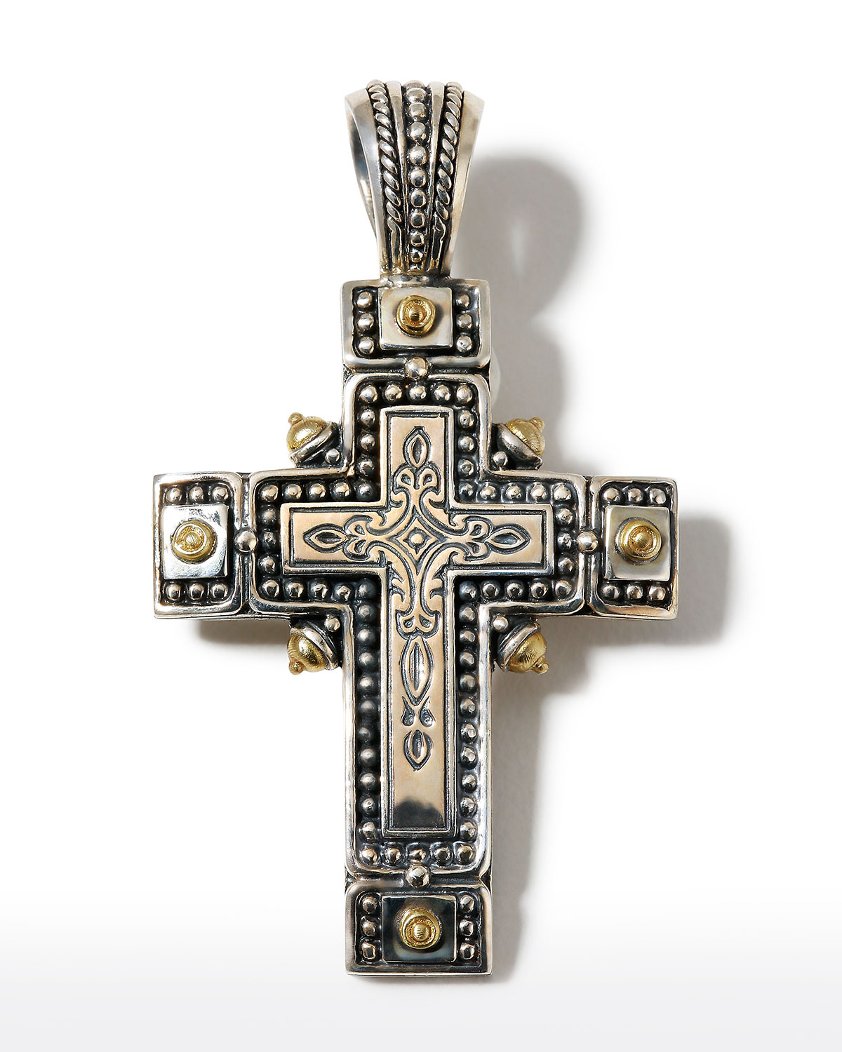 Phidas Dotted Cross Pendant | Neiman Marcus