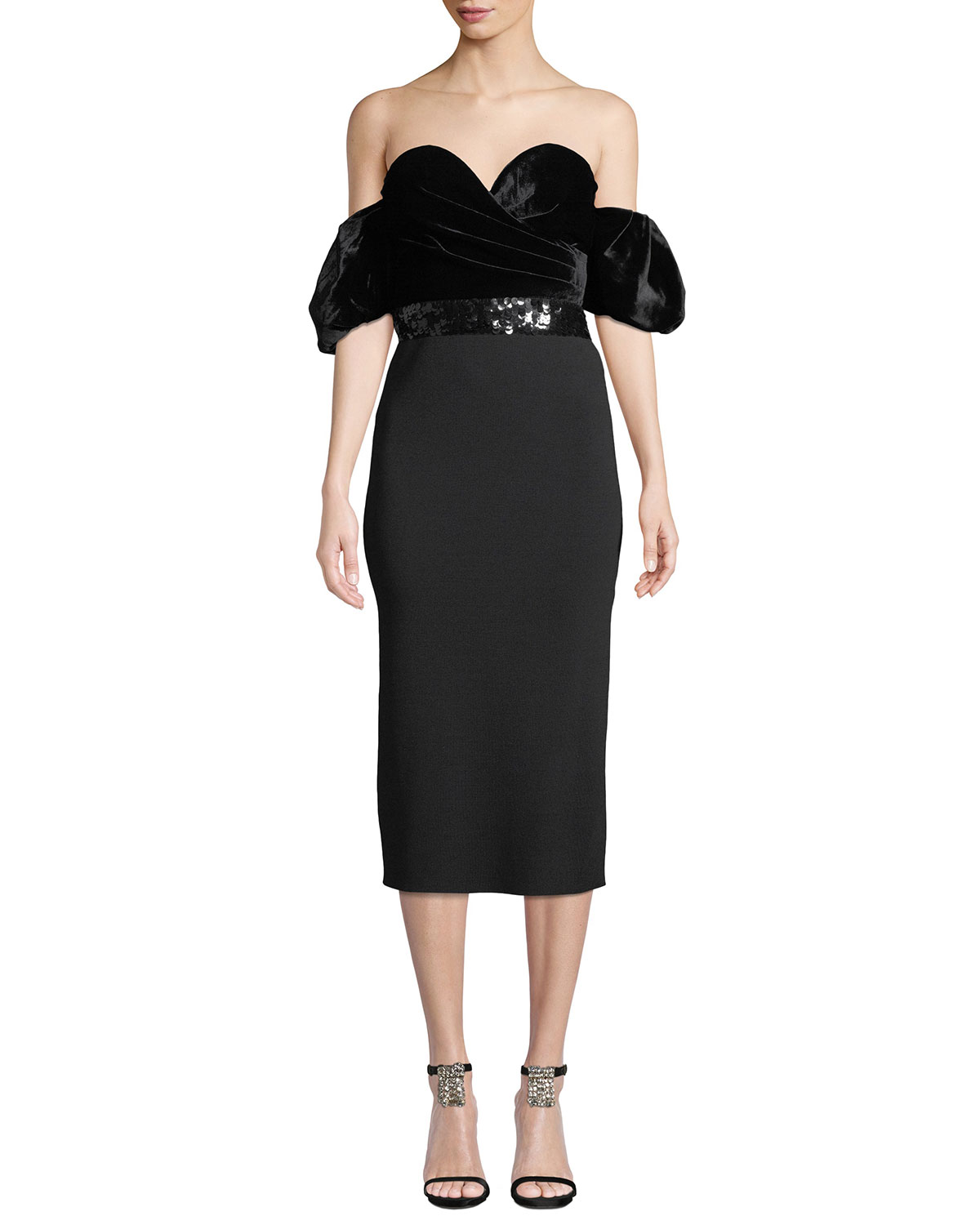 Sachin \u0026 Babi Noir Stassi Velvet \u0026 Knit 