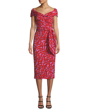 Diane von Furstenberg Delphine Printed 