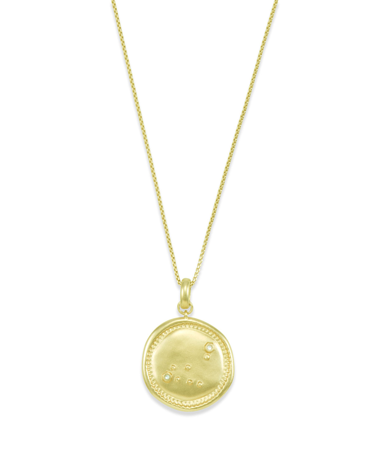 Kendra Scott Capricorn Coin Pendant 