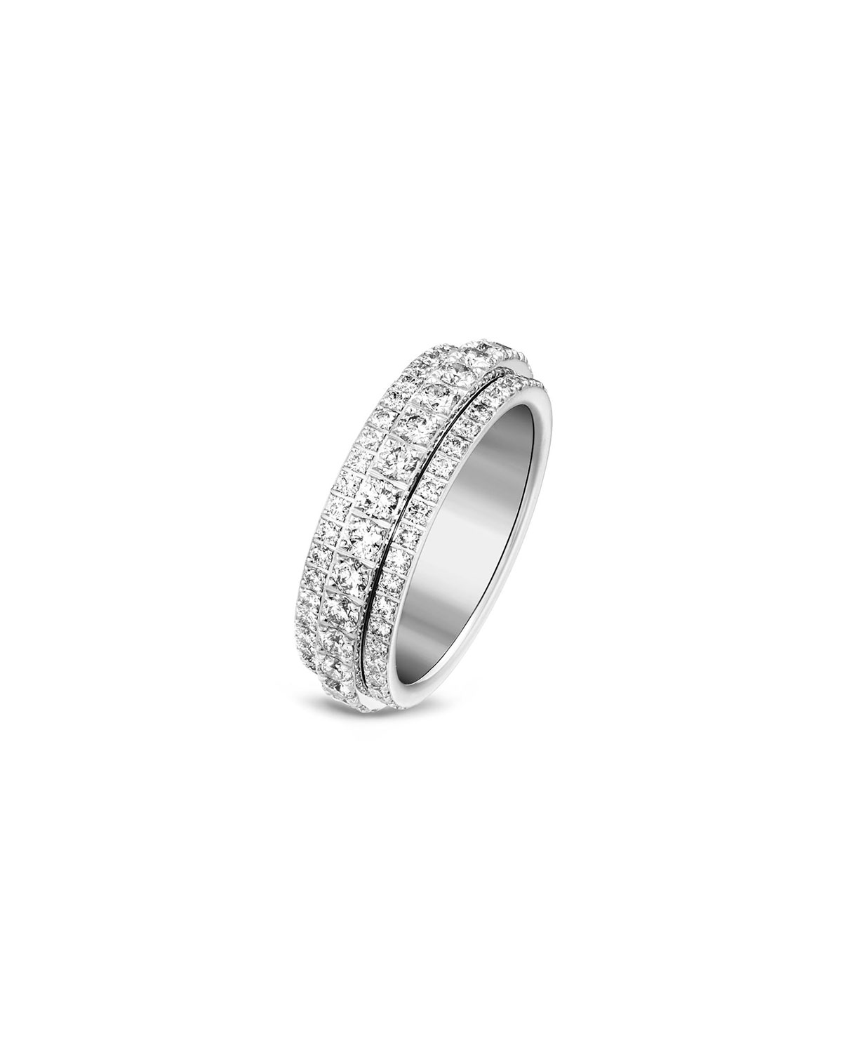 Piaget Possession Bandeau Diamond Ring In 18k White Gold Size 6 Neiman Marcus