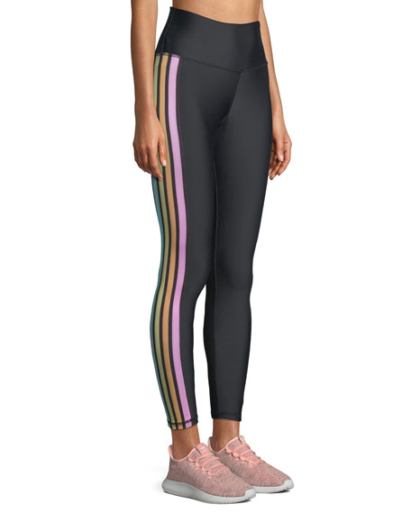Beach Riot Jade High-Waist Rainbow 