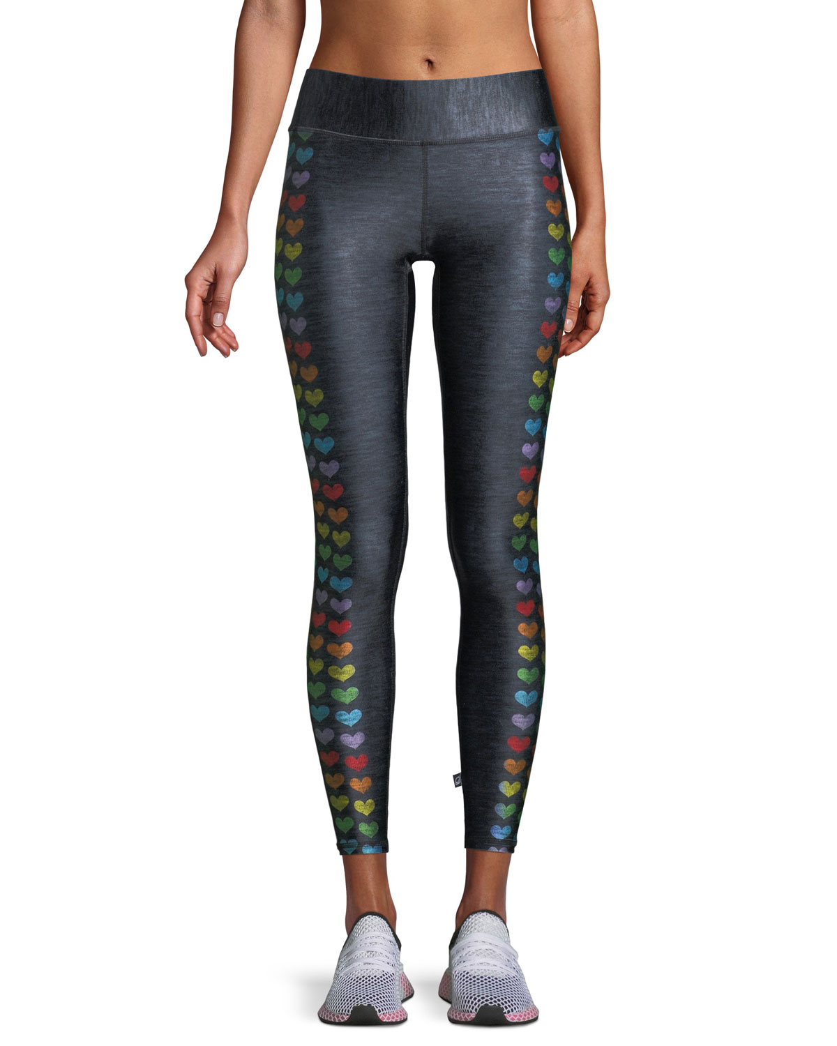 Printed Tall Band Leggings | Neiman Marcus