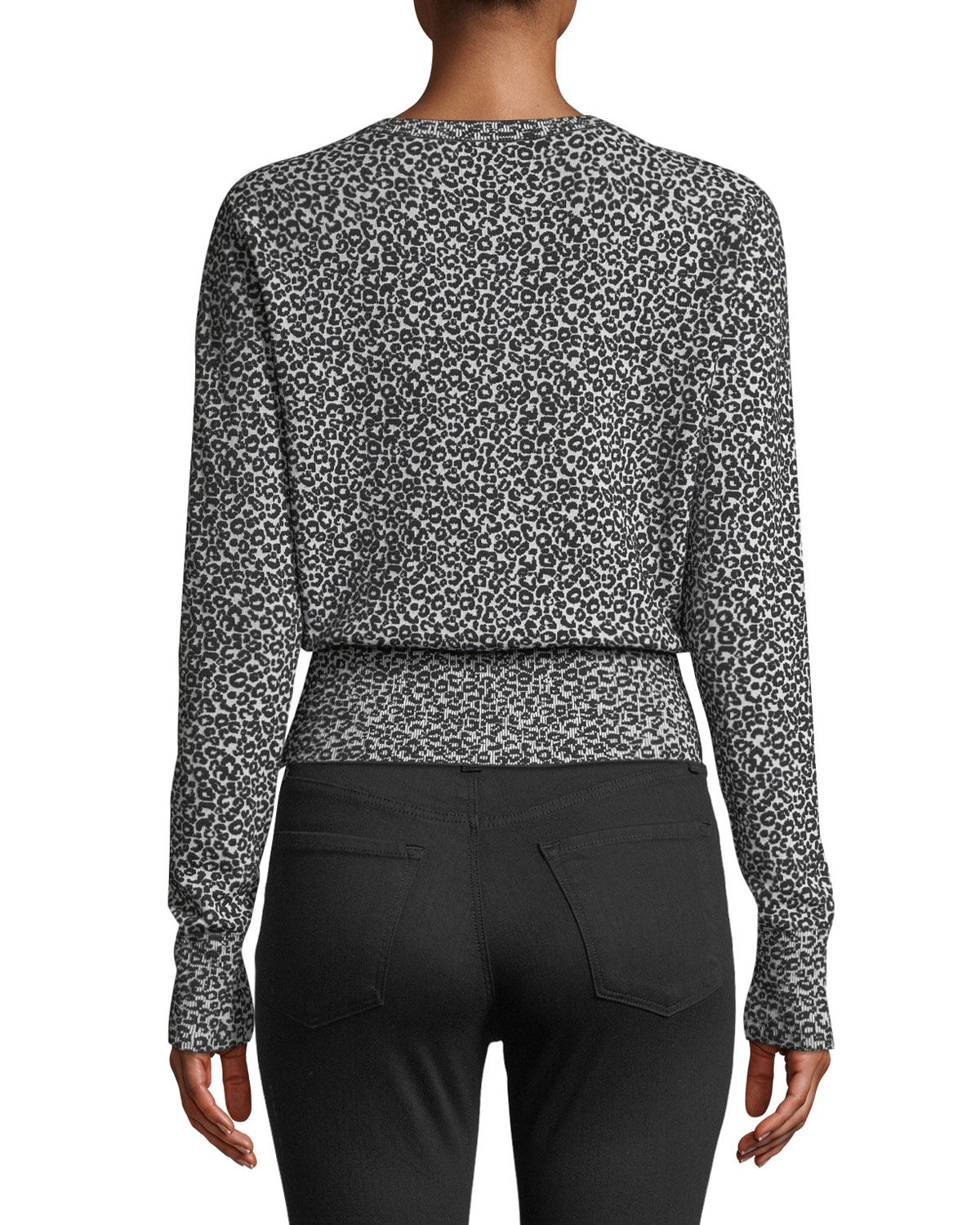 Theory Leopard-Print Button-Front 