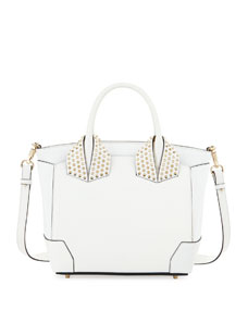 christian louboutin white tote